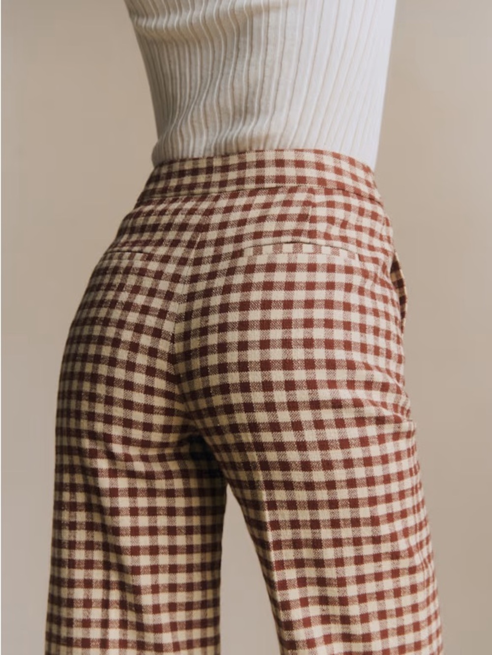 NWT Sezane MARTIN CROP TROUSERS in Size 36/ US size 4 - Picture 3 of 8